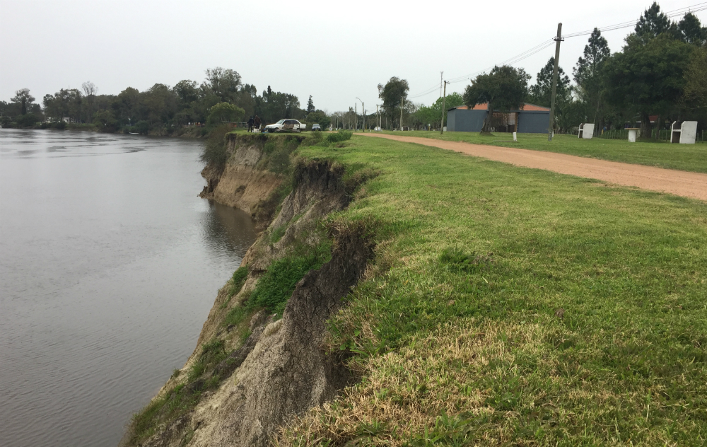 Rambla: está desapareciendo. También temen por el camping. Foto: N. Araújo