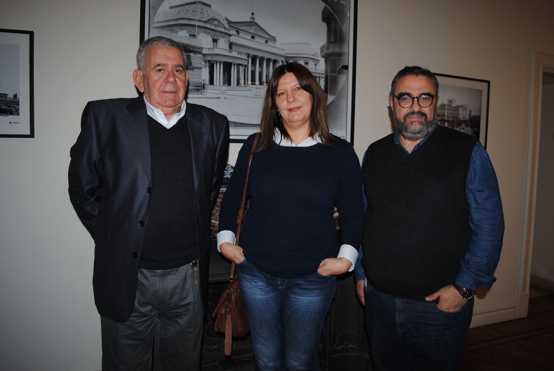 Edmundo Canalda, Soledad Platero, Jaime Clara.