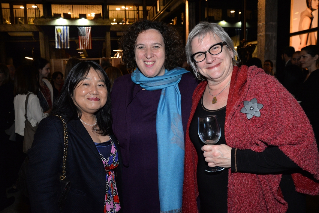 Embajadora de Japón Keiko Tanaka, Embajadora de Israel Nina Ben-Ami, Embajadora de Canadá Joanne Frappier.