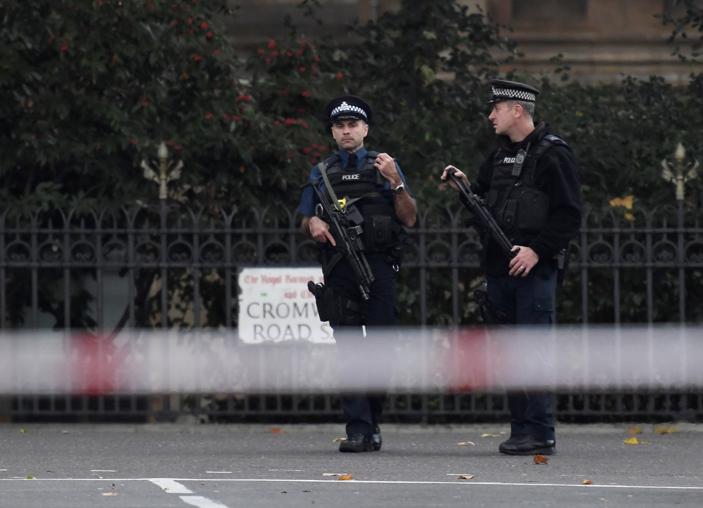 Un hombre atropelló a peatones en el centro de Londres. Foto: Reuters