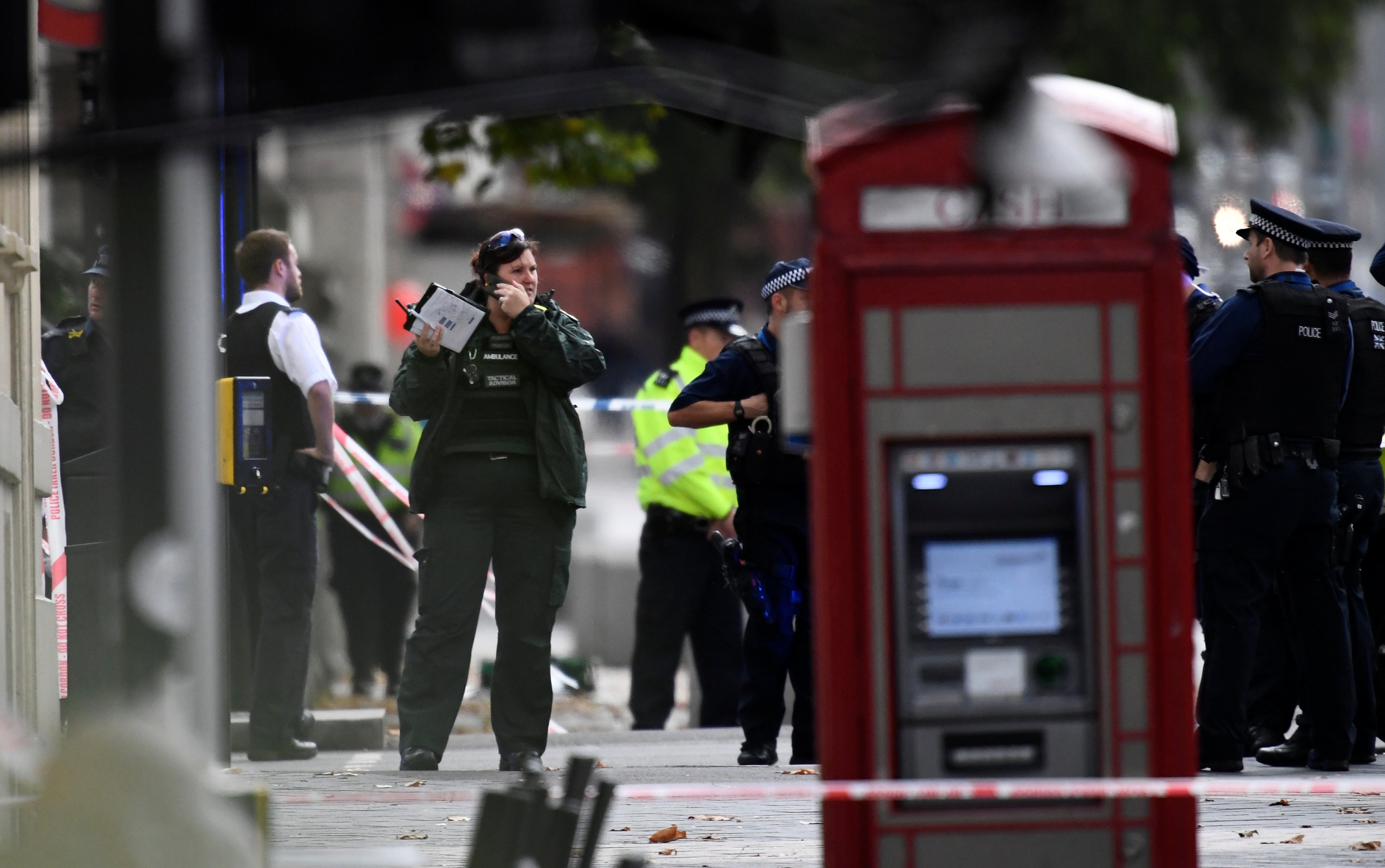 Un hombre atropelló a peatones en el centro de Londres. Foto: Reuters