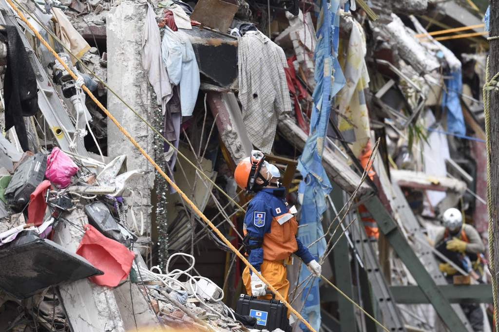 Terremoto en México. Foto: AFP