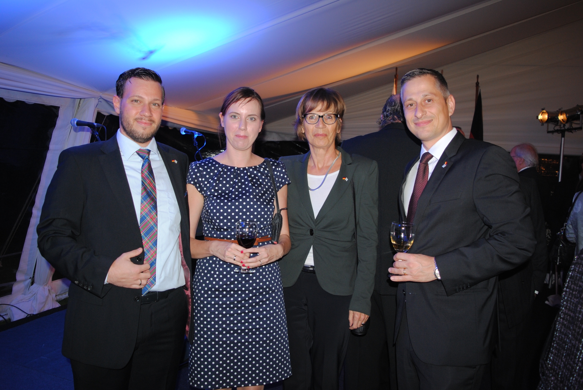 Vasco y Daniela Wedemeier, Heidi Forneck-Schulz, Mischa Groh.