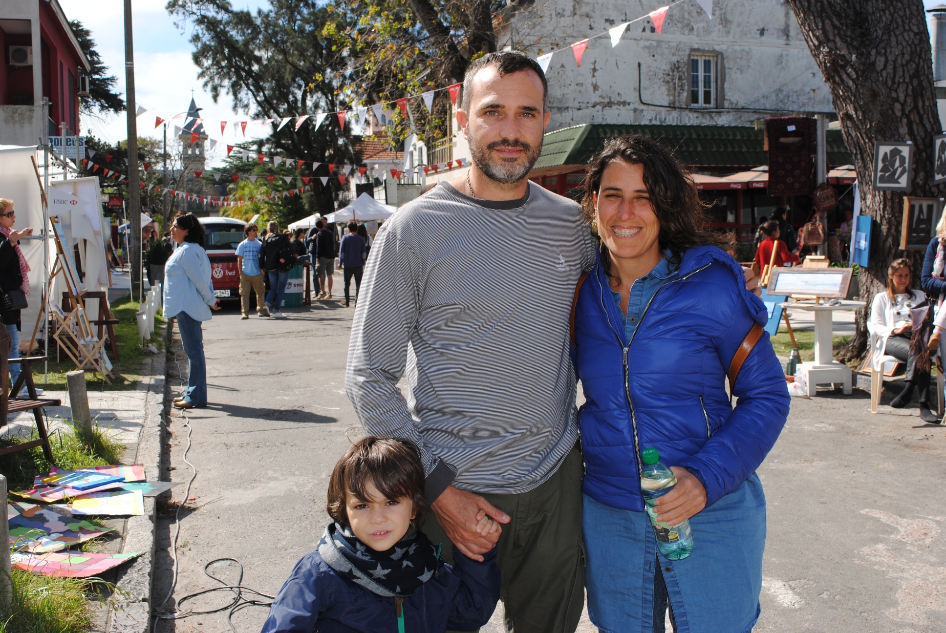 Joaquín Santos, Sebastián Santos, Julieta Berlangieri.