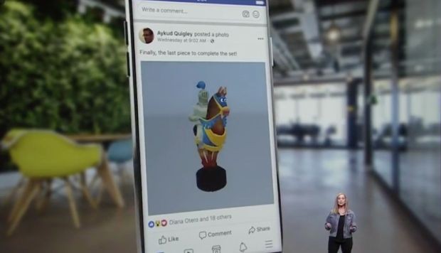 Nuevo Facebook 3d. Foto: Captura