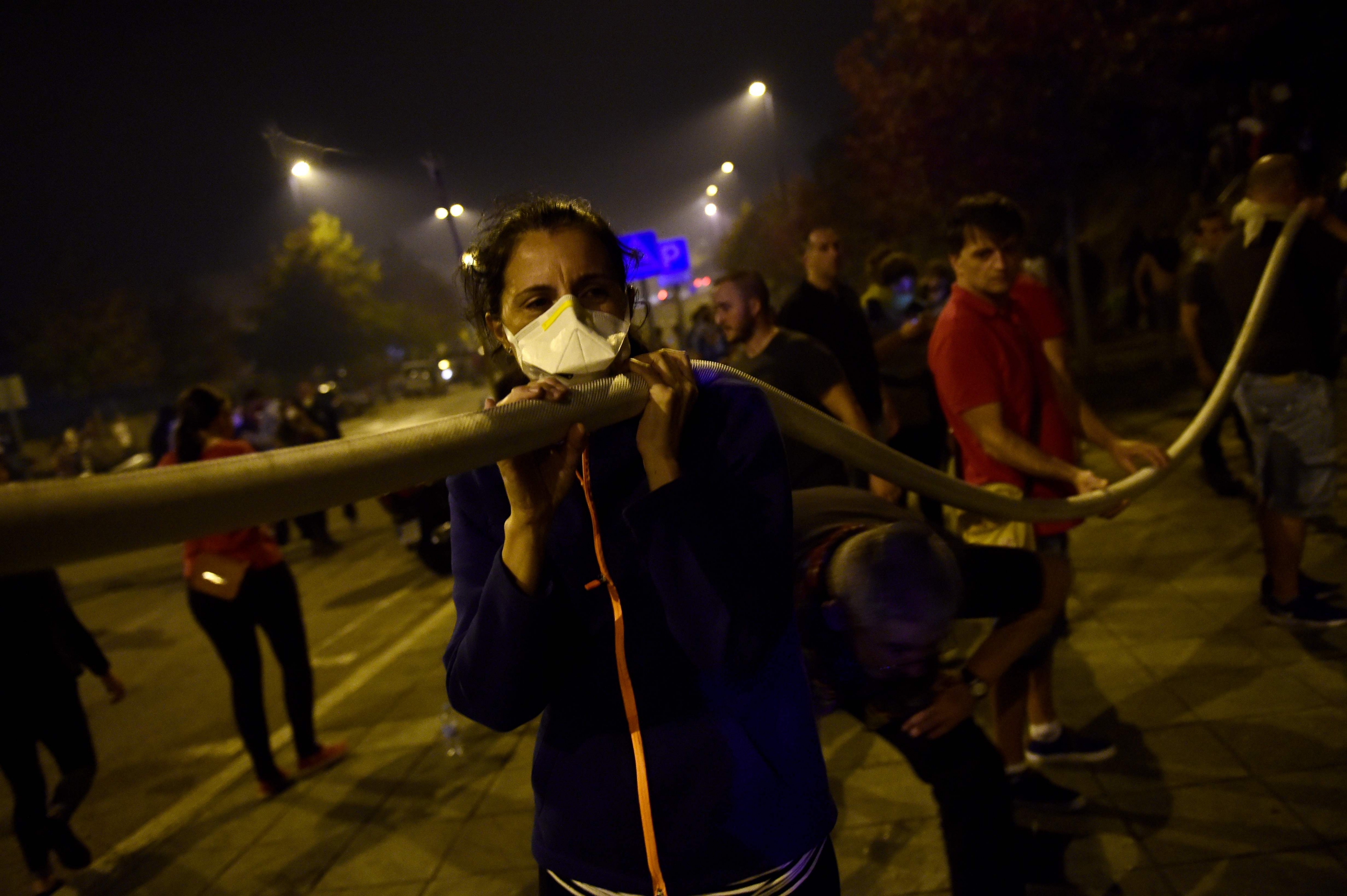 Incendio en Galicia. Foto: AFP