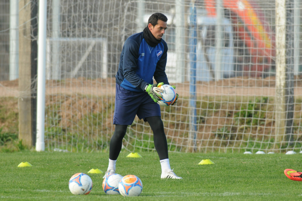 Esteban Conde en el entrenamiento en Los Céspedes. Foto: Francisco Flores