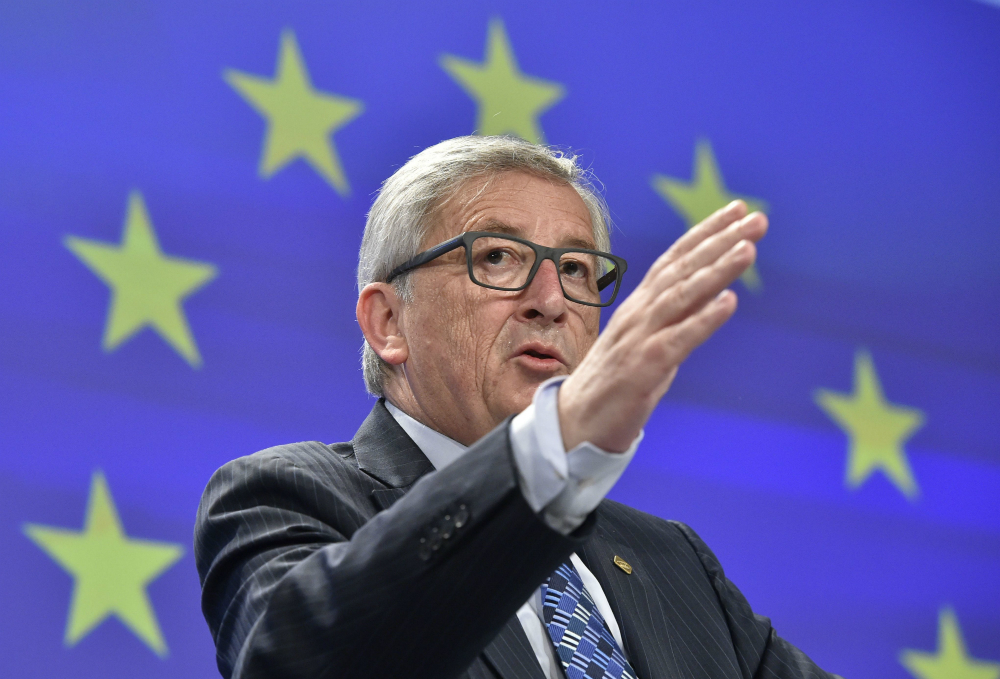Juncker. el presidente de la Comisión Europea quiere acordar. Foto. AFP