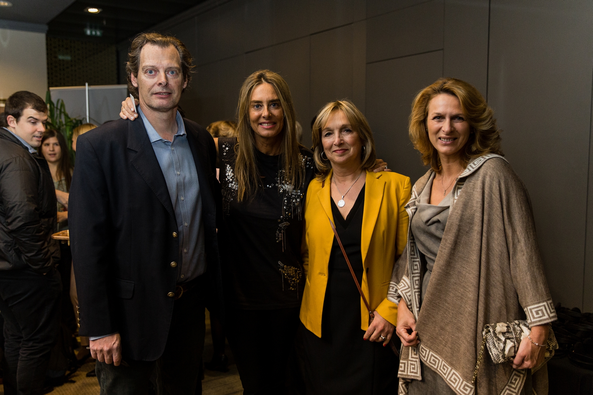 Ricardo y Paola Pacheco, Lilián Pigatto, Evi Peschorn.