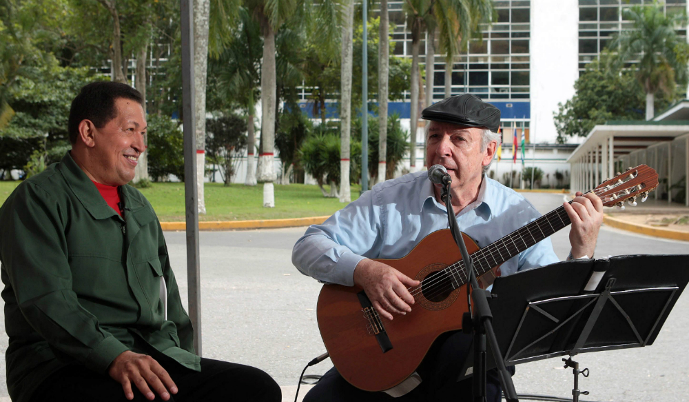 Daniel Viglietti y Hugo Chavez