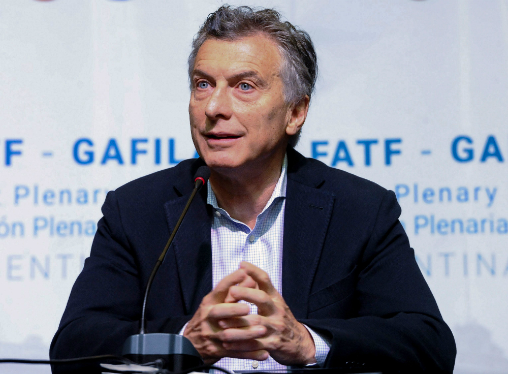 Mauricio Macri se refirió en rueda de prensa a la muerte de argentinos en el atentado de Nueva York. Foto: AFP.