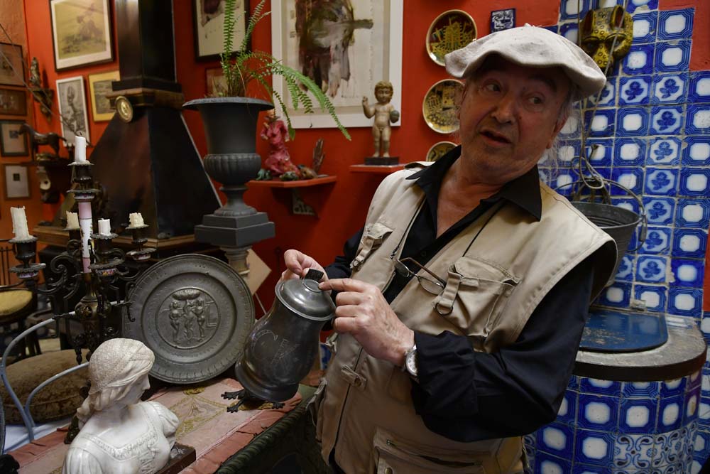 Pansacchi restaura y mantiene cada una de las piezas que tiene.