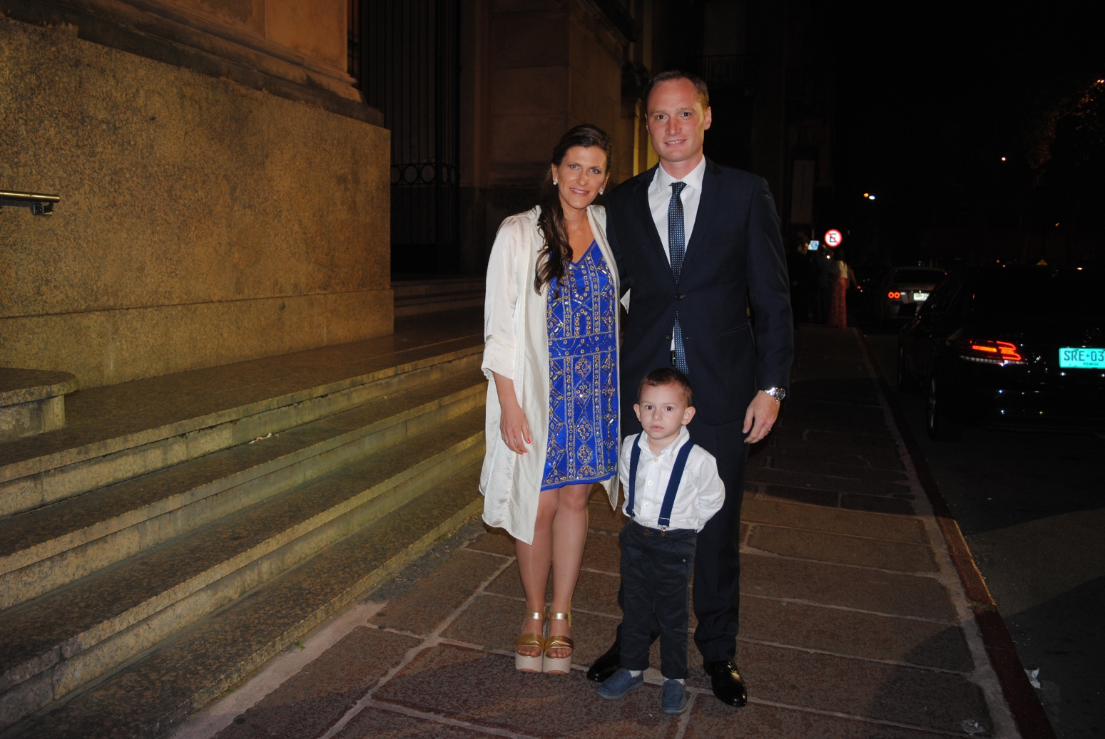 Carolina Bussi, Juan Martín y Sebastián Quintas.