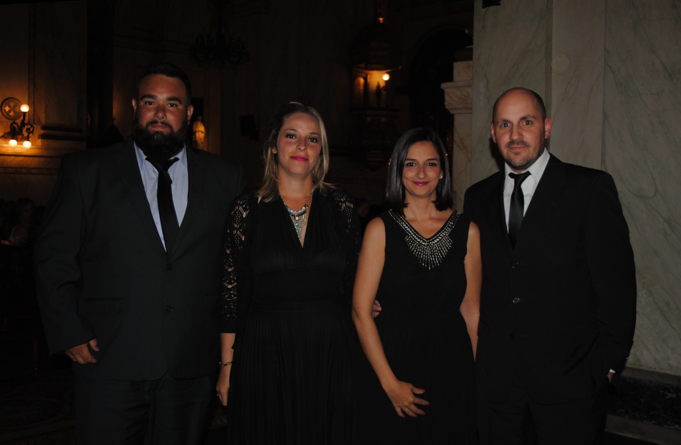 Javier Martínez, Lorena Gutiérrez, Dayana Cabrera, Andrés Espinosa.