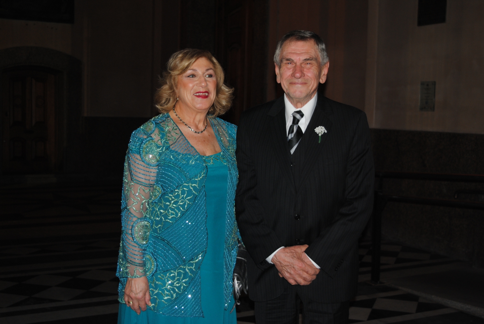 Padrinos Myriam Caminiti, Jorge Bussi.