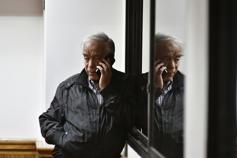 Amodio Pérez llegó a Uruguay el 8 de agosto de 2015 a presentar su libro. Foto: F. Ponzetto