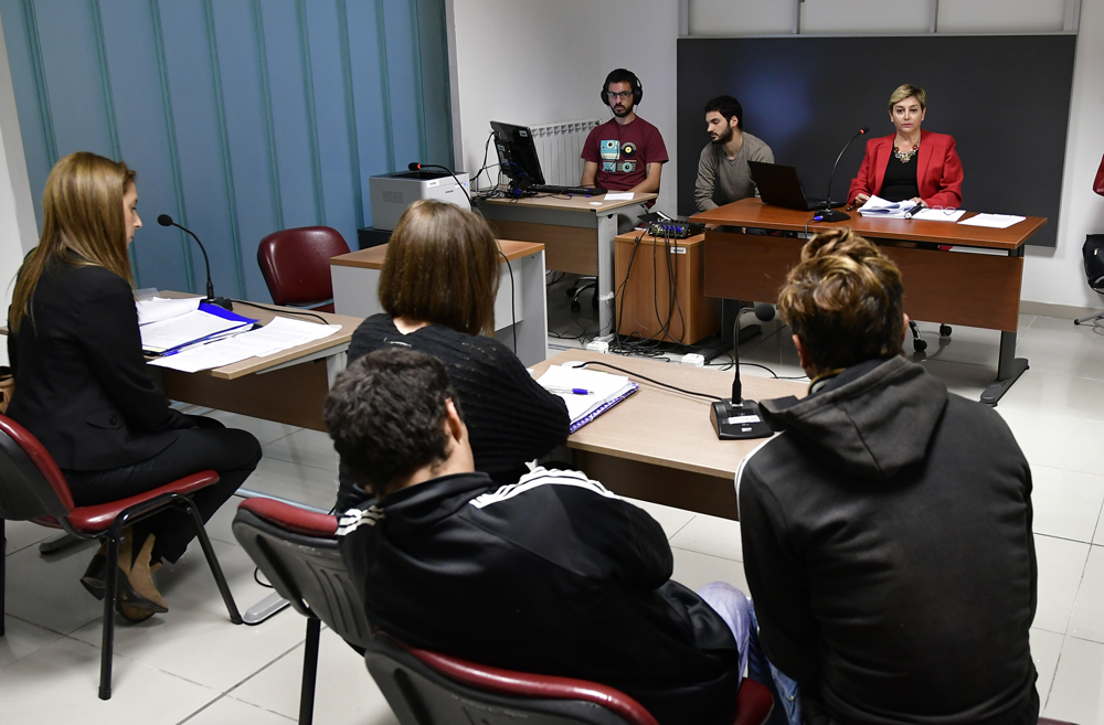 Dos detenidos por tentativa de hurto fueron los primeros en declarar con el nuevo CPP. Foto: F. Ponzetto