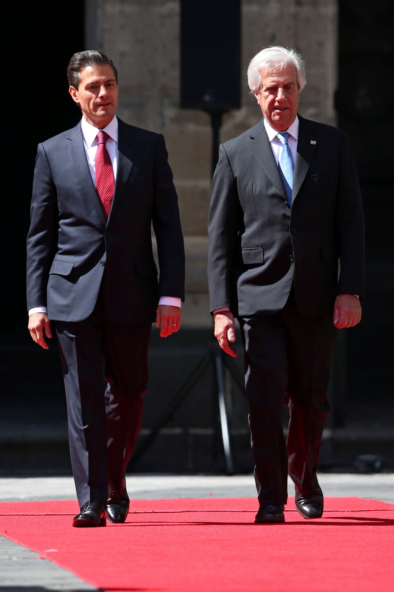 Tabaré Vázquez de visita en México. Foto: Reuters