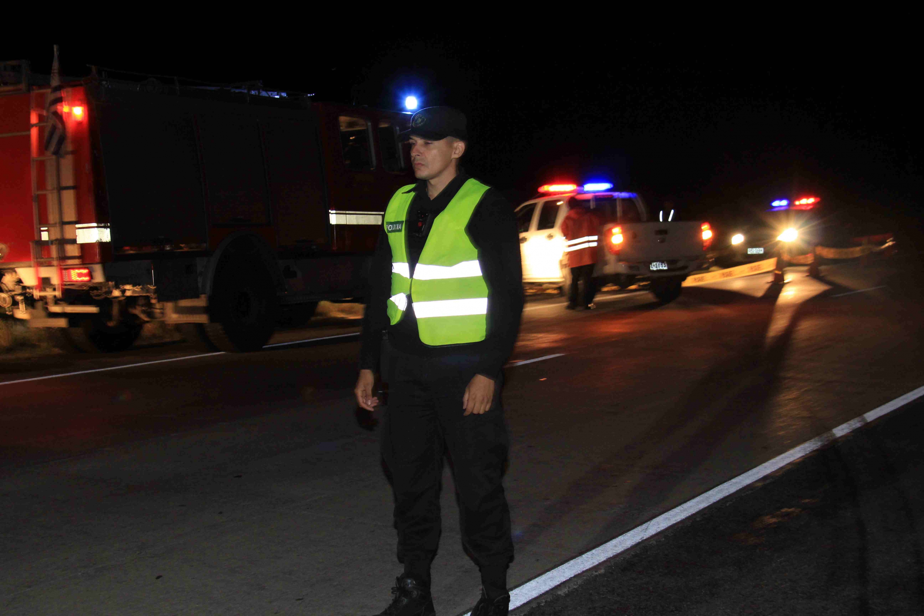 Accidente en ruta 24. Foto: Daniel Rojas