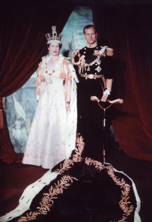 La Reina Isabel y Felipe, Duque de Edimburgo. Foto: Wikimedia Commons