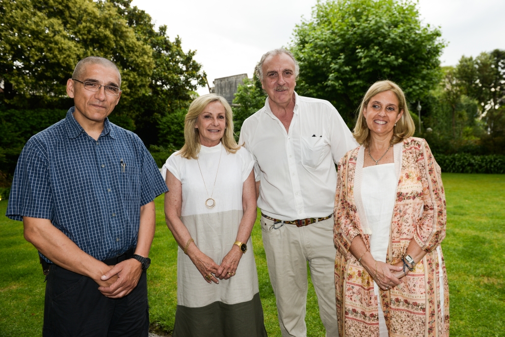 Julián Gago, Magdalena Scheck, Gonzalo Picasso, Irma Scheck.