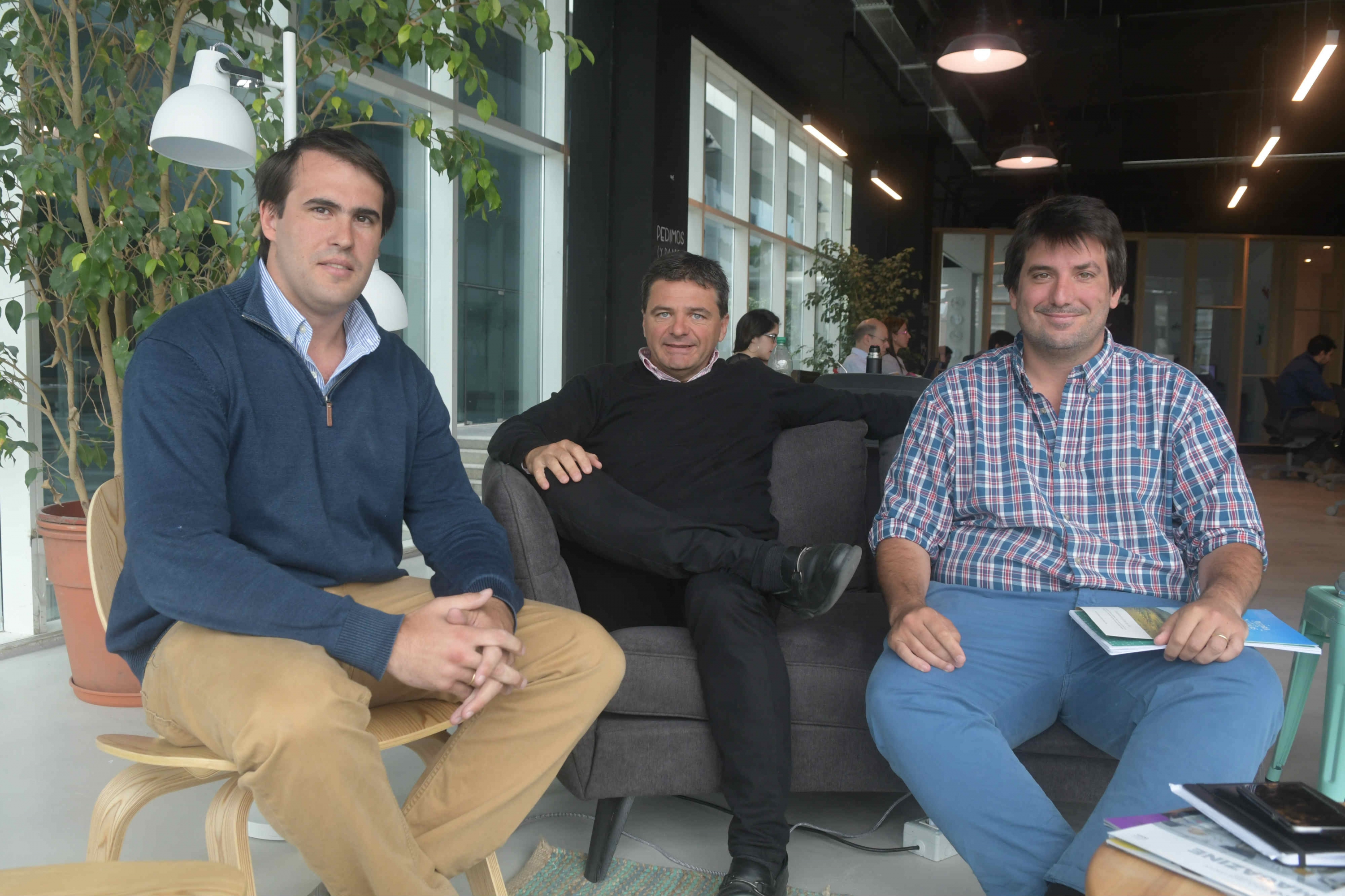 Socios. Izuibejeres, Hounie y Vilar del Valle unieron fuerzas para este proyecto.