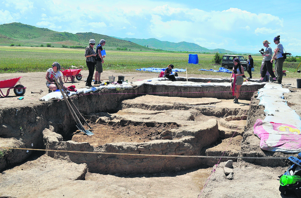 El lugar de Georgia donde fueron encontradas las vasijas. Foto: EFE