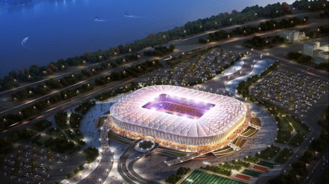 Rostov Arena, el primer estadio de Uruguay en Rusia 2018. Foto: FIFA