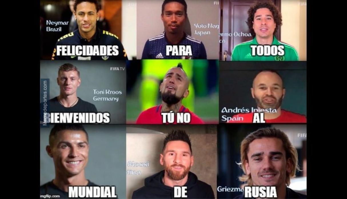 Los memes del sorteo del Mundial