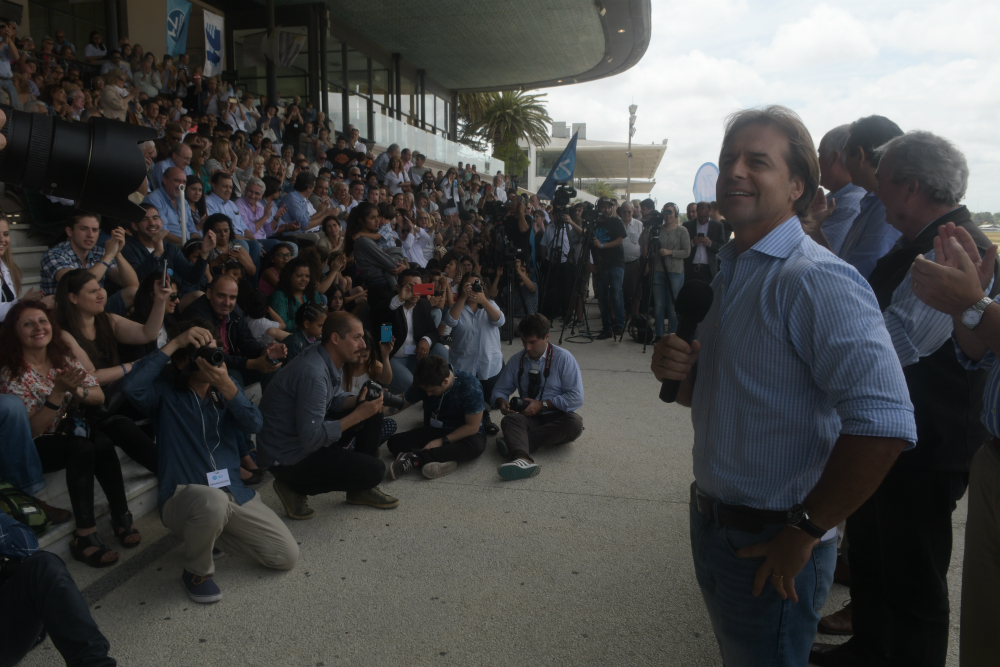 La Lista 71 cumplió 25 años y Lacalle Pou habló de varios temas. Foto: F. Flores