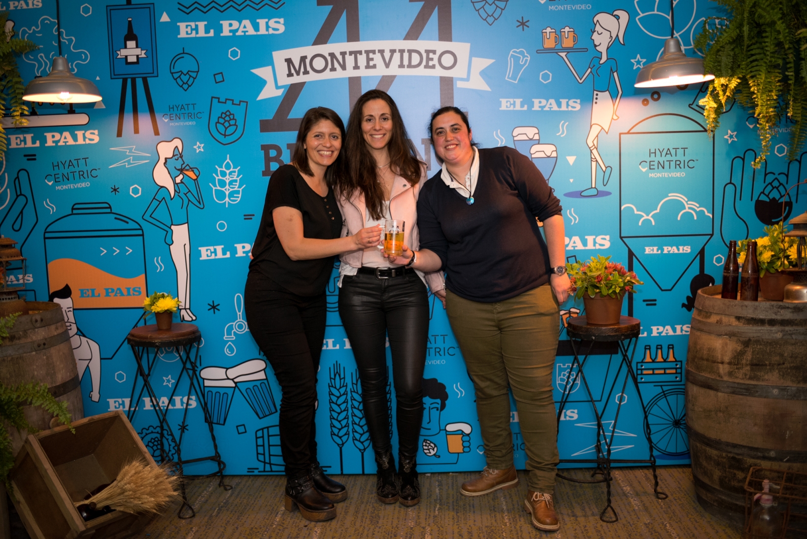 Bibiana Colombo, Micaela Villalba, María Noel De León.