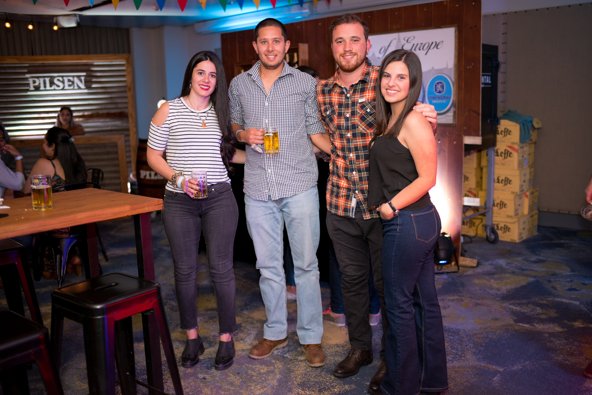 Cecilia Gutiérrez, Pablo Beloqui, Sebastián Urruty, Evelyn Rodríguez.