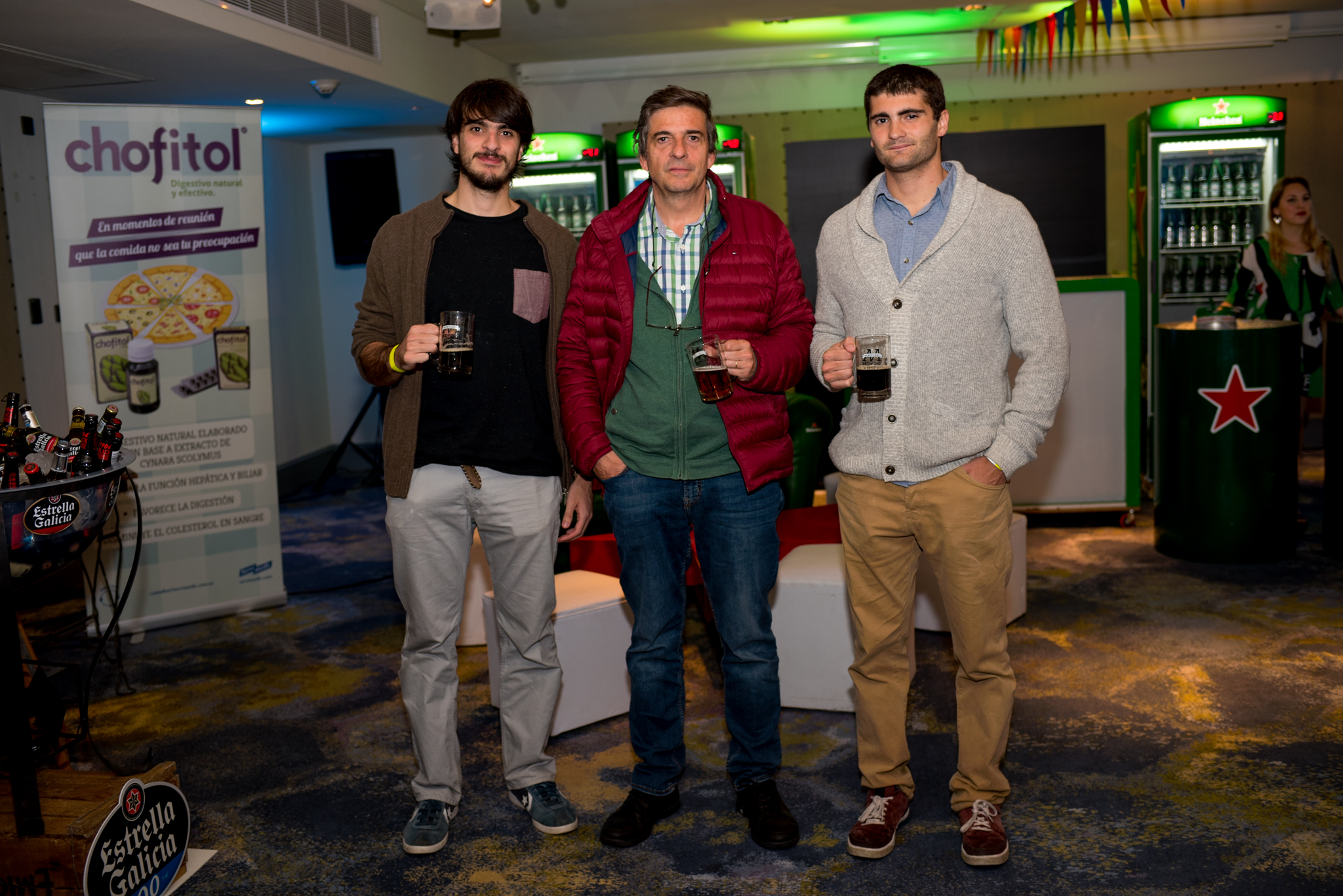 Daniel y Guillermo Scheck, Ignacio Carrera.