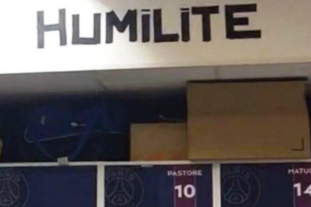 El vestuario del PSG.
