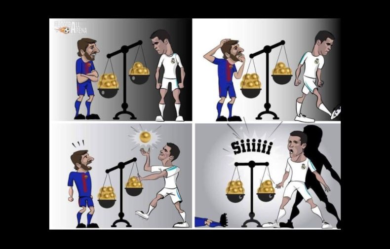 Memes del Balón de Oro 2017