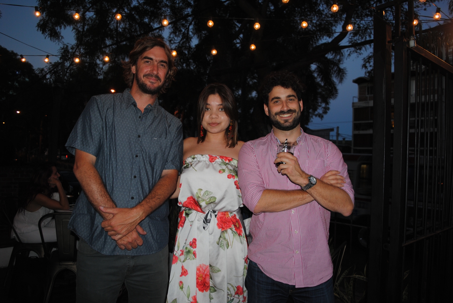 Juan Martín Trucco, Katherine Arias, Gonzalo Vega.