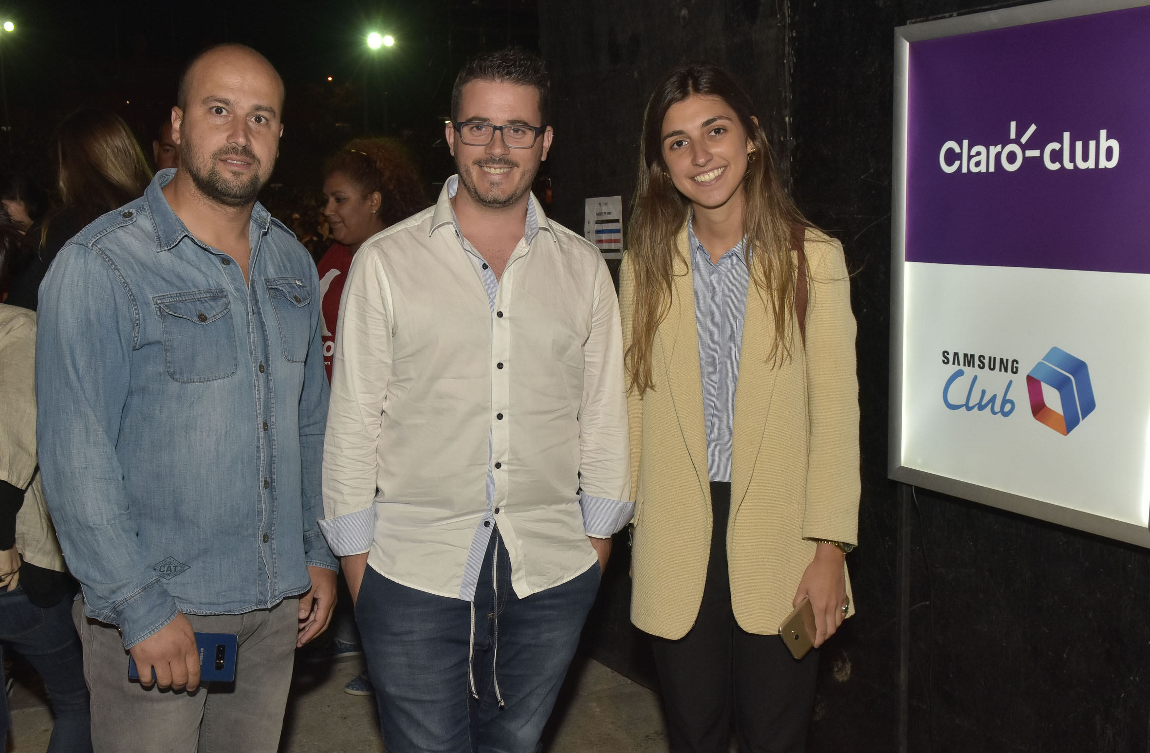 Nicolás Vargas, Sebastián Giovanelli, Verónica Comas.