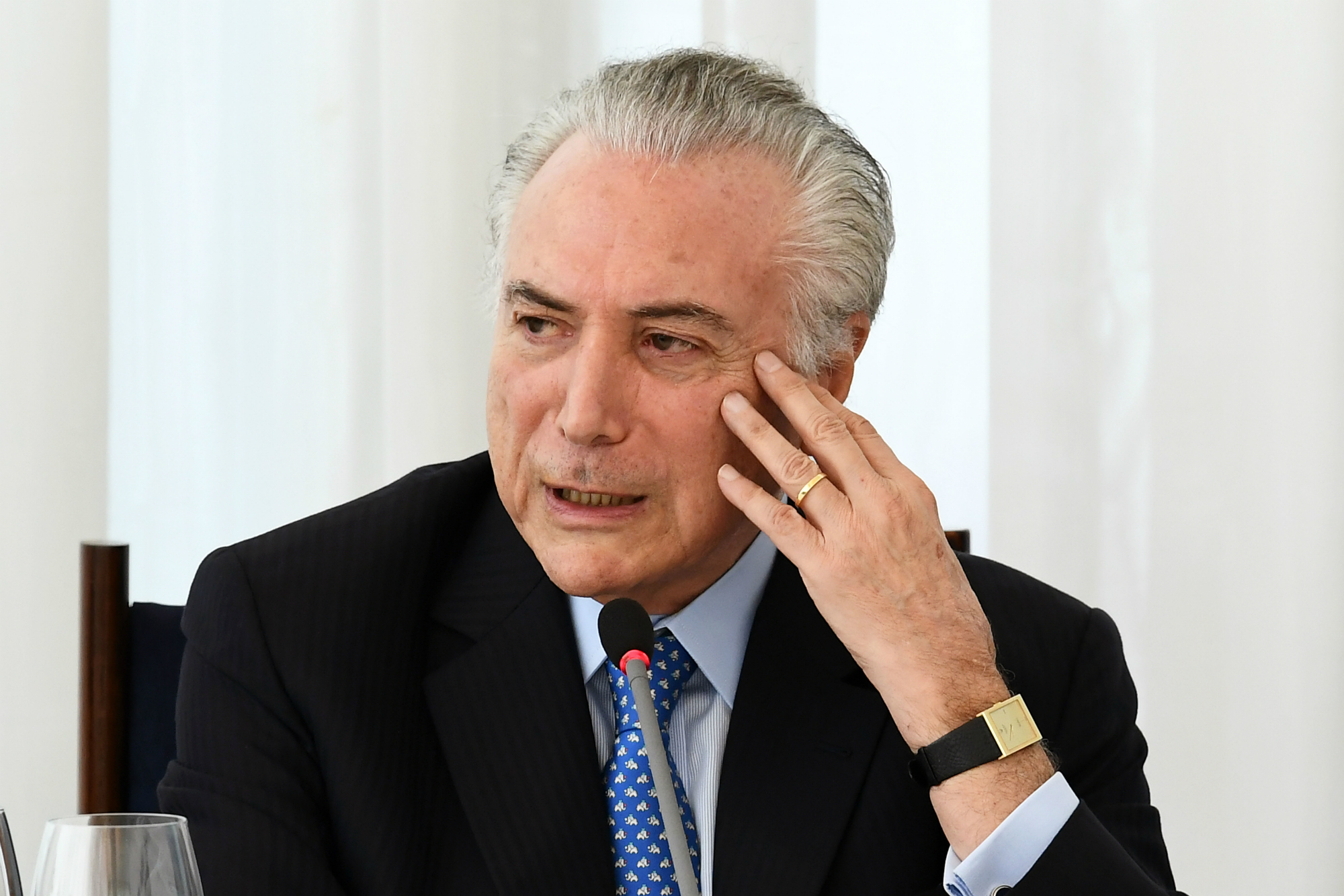Michel Temer, presidente de Brasil. Foto: AFP.