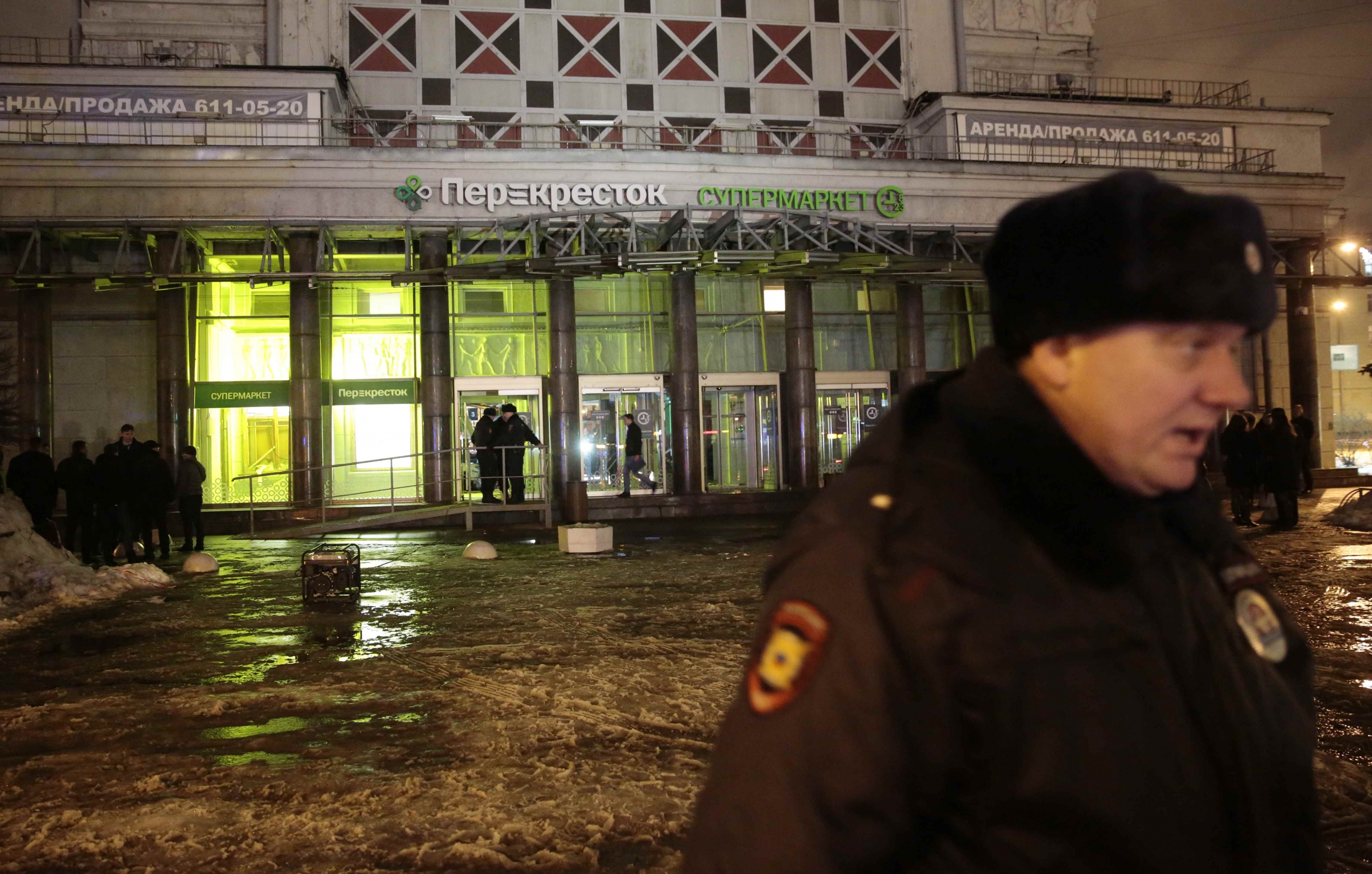 Explosión en un supermercado en Rusia. Foto: Reuters