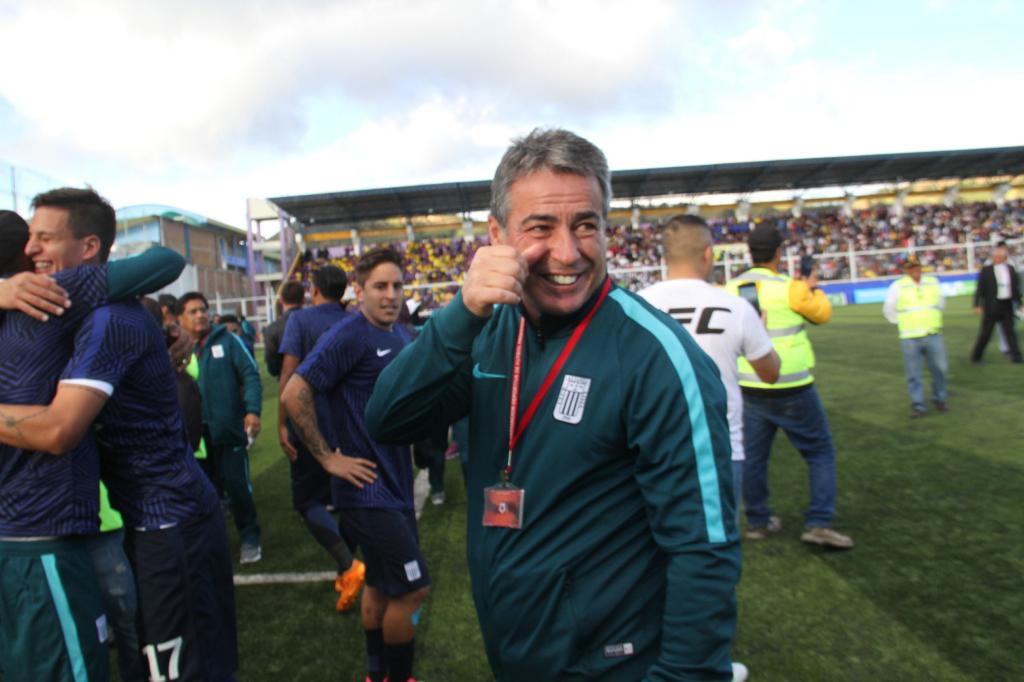 Pablo Bengoechea campéon de Perú con Alianza Lima. Foto: El Comercio / GDA