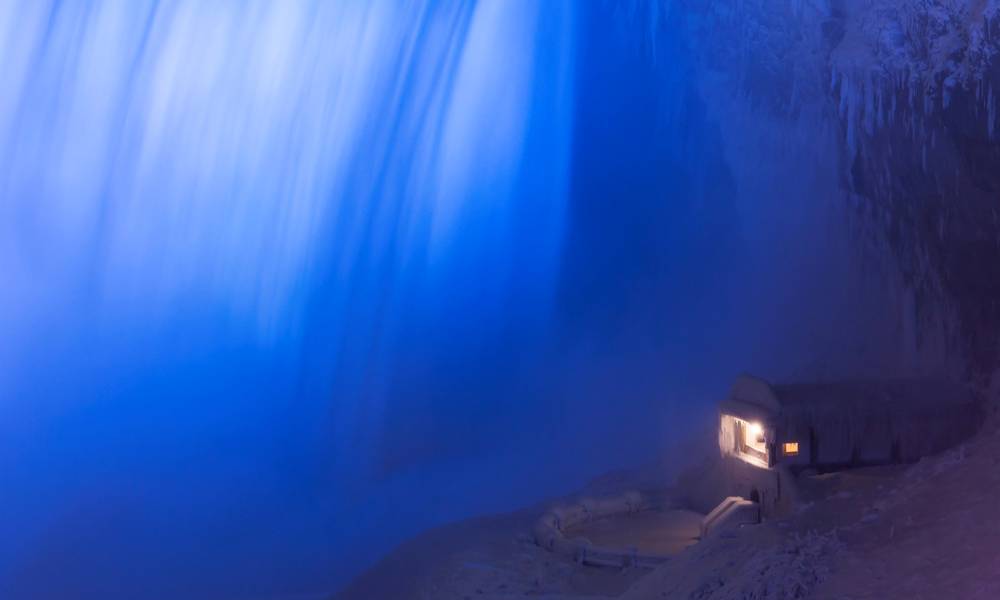 Cataratas del Niágara congeladas por una ola de frío que azota Norteamérica. Foto: Reuters