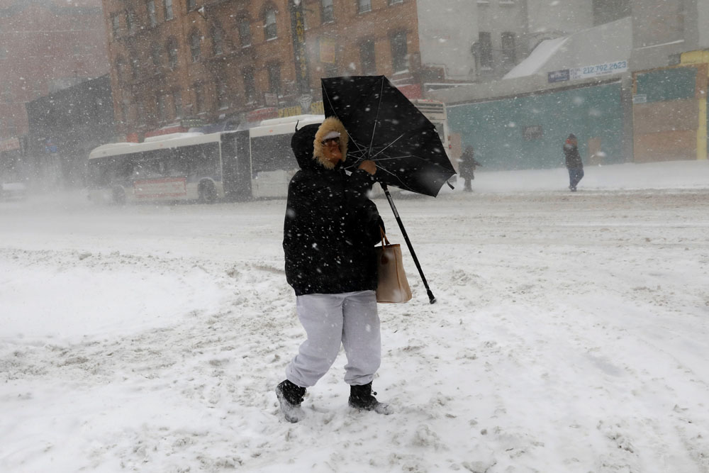 En el sureste de EE.UU. algunas ciudades vivieron su mayor nevada en 30 años. Foto: Reuters