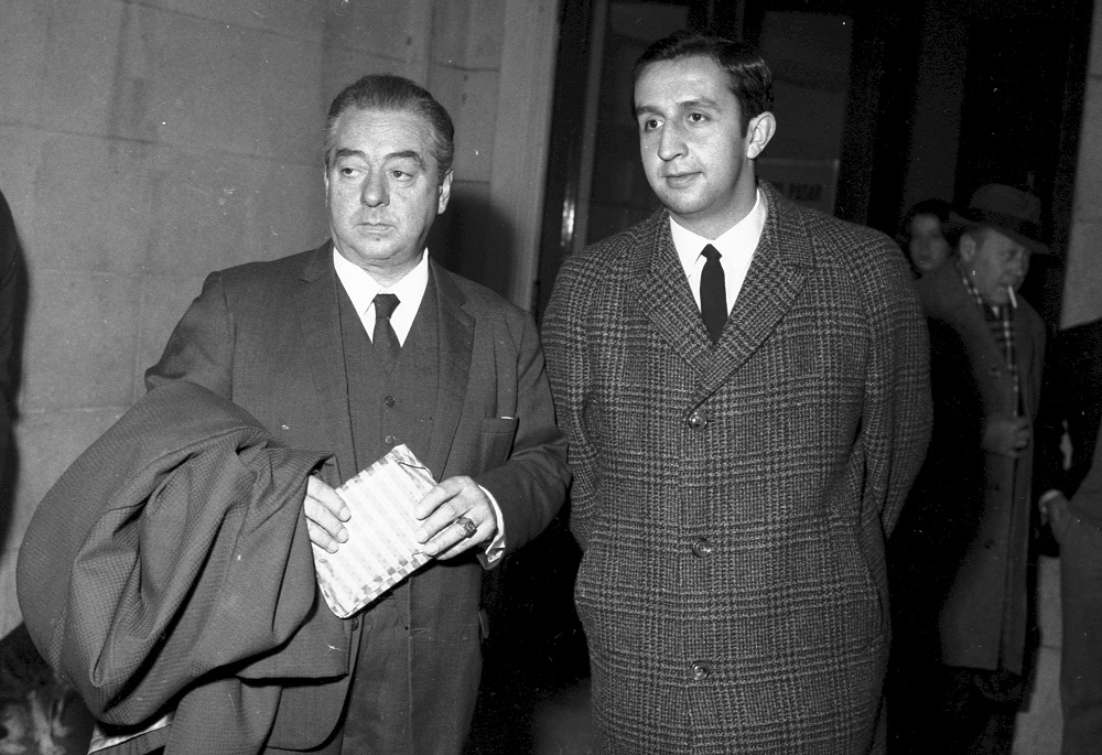 Carlos Solé junto a Jorge Da Silveira. Foto: Archivo El País