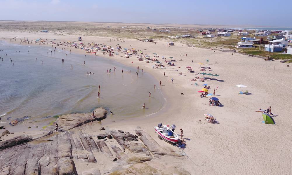 Cabo Polonio visto desde el aire. Foto: El País