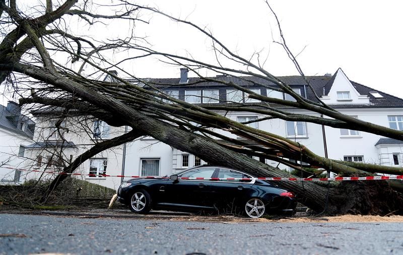 Temporal en Alemania. Foto: EFE