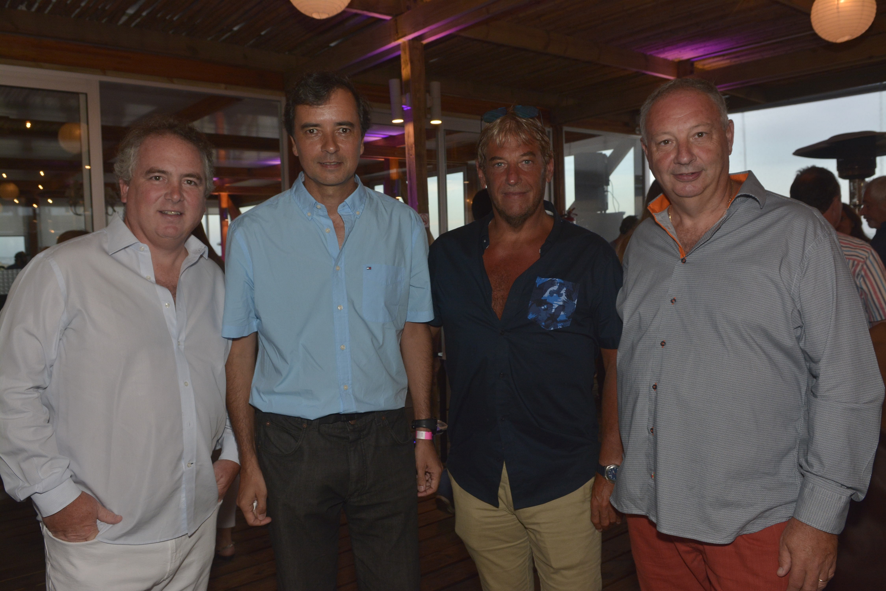 Eduardo Estrada, Carlos Casto, Dr Luxemburg y Edgardo Bovo.