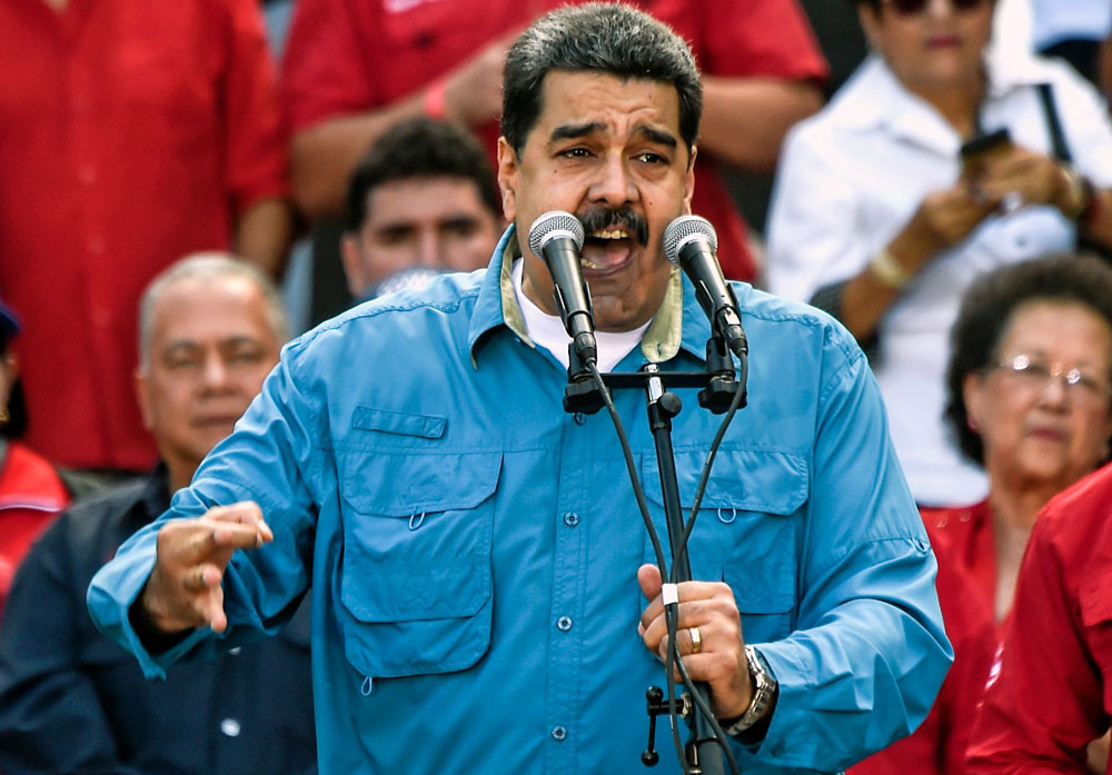 El martes, el presidente dijo estar a la orden para postularse en abril. Foto: AFP