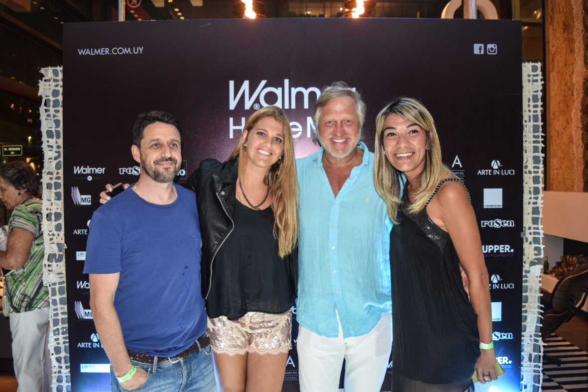 Maxi Ojeda, Stephanie y Héctor Liberman, Fabiana Ríos.