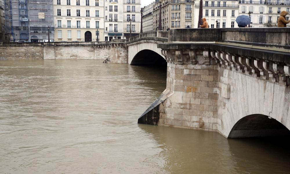 Diciembre-enero ha sido de los períodos más lluviosos desde 1900 en Francia. Foto: Reuters
