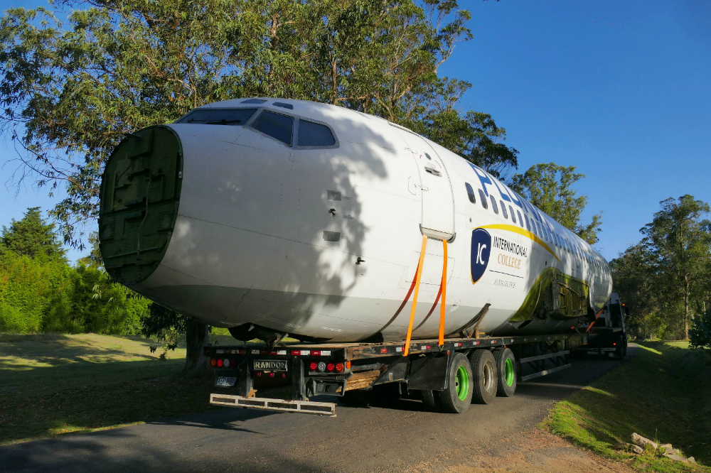 Avión de exPluna llegando a Punta del Este. Foto: Ricardo Figueredo